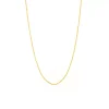 Gliederhalskette, 55 - 60 cm, 18 Karat Gelbgold vergoldet-LEAF Clearance