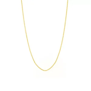 Gliederhalskette, 55 - 60 cm, 18 Karat Gelbgold vergoldet-LEAF Clearance