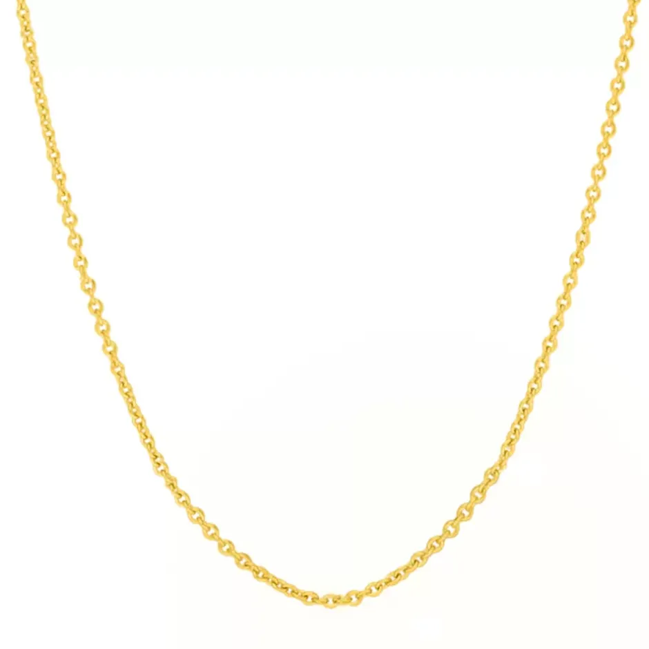 gliederhalskette____cm__k_1-2.webp Gliederhalskette, 55 - 60 cm, 18 Karat Gelbgold vergoldet-LEAF Clearance