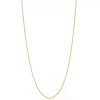 Gliederhalskette, 80 cm, 18 Karat Rosegold vergoldet-LEAF Outlet