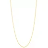 Gliederhalskette, 80 cm, 18 Karat Gelbgold vergoldet-LEAF Hot