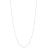 Gliederhalskette, 80 cm, 925 Sterlingsilber, rhodiniert-LEAF Fashion