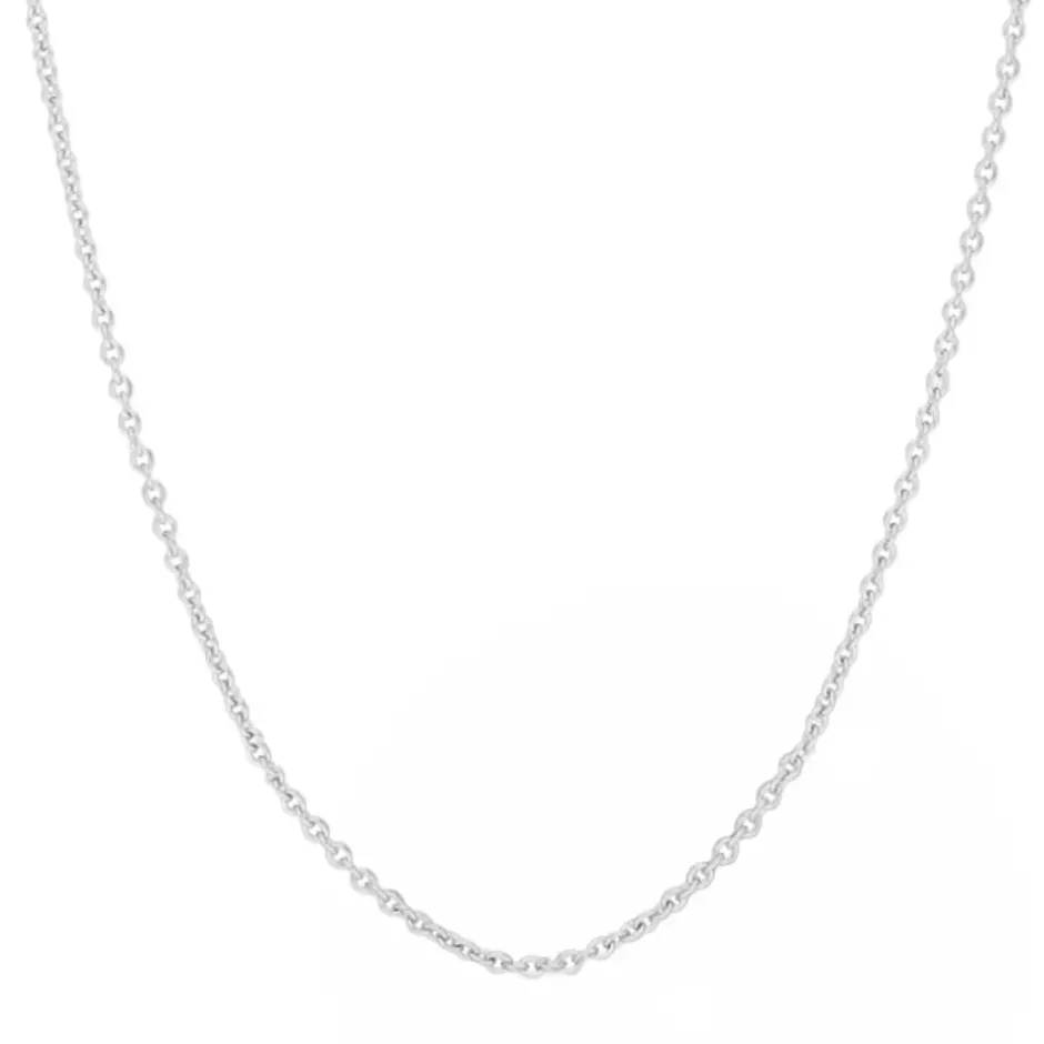 gliederhalskette__cm__ste_1.webp Gliederhalskette, 80 cm, 925 Sterlingsilber, rhodiniert-LEAF Fashion