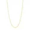 Gliederkette mit Kugeln, 55cm, 18 Karat Gelbgold vergoldet-LEAF Clearance