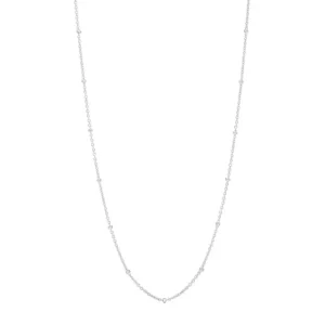Gliederkette mit Kugeln, 55cm, 925 Sterlingsilber-LEAF Fashion