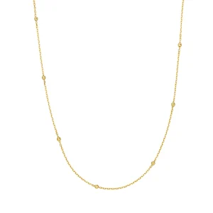 Halskette Beads, 14 Karat Gelbgold-LEAF Best