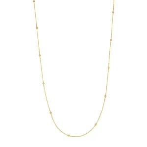 Halskette Beads, 14 Karat Gelbgold-LEAF Best