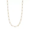 Halskette BIG SQUARE, 18 Karat Rosegold-LEAF Best