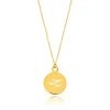 Halskette Birds, 14 Karat Gelbgold-LEAF Clearance