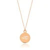 Halskette Birds, 14 Karat Rosegold-LEAF New