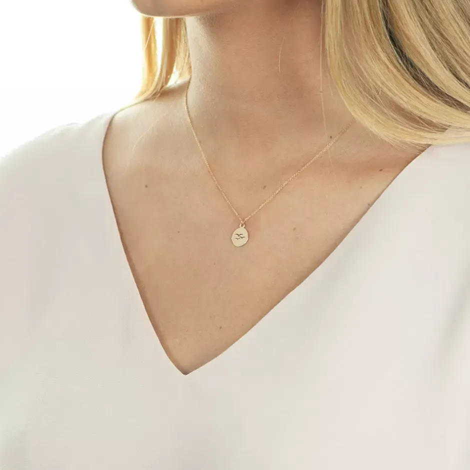 halskette_birds__karat_ro_1.webp Halskette Birds, 14 Karat Rosegold-LEAF New