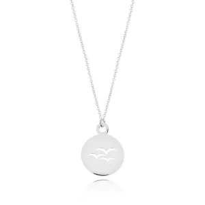 Halskette Birds, 14 Karat Weißgold-LEAF Clearance