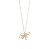 Halskette Blossom, 18 Karat Rosegold vergoldet-LEAF Hot