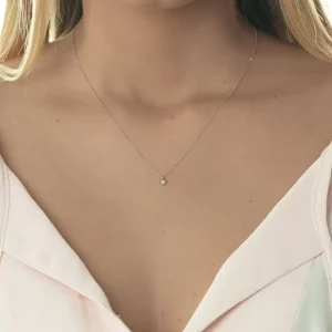 Halskette Cabochon, Mondstein, 14 Karat Rosegold-LEAF Hot