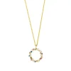 Halskette CANDY, 18 Karat Gelbgold vergoldet-LEAF Outlet