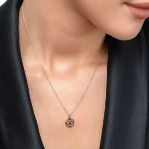 Halskette Clover, 14 Karat Rosegold-LEAF Online