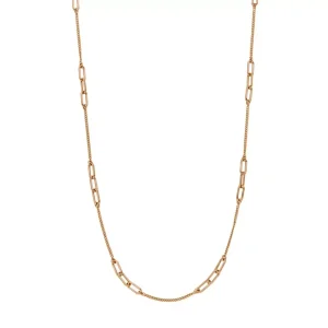 Halskette CUBE II, 18 Karat Rosegold-LEAF Discount