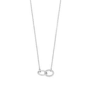 Halskette ETERNAL TOUCH, Diamanten, 14 Karat Weißgold-LEAF Discount