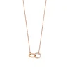 Halskette ETERNAL TOUCH, Diamanten, 14 Karat Rosegold-LEAF Fashion