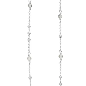 Halskette Flying Gems, Labradorit, 90cm, 925 Sterlingsilber-LEAF Sale