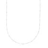 Halskette Flying Gems, Perle, 90cm, 925 Sterlingsilber-LEAF New