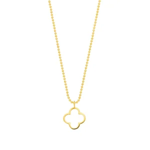 Halskette GENTLE CLOVER, 14 Karat Gelbgold-LEAF Best