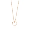Halskette GENTLE HEART, 14 Karat Rosegold-LEAF Best