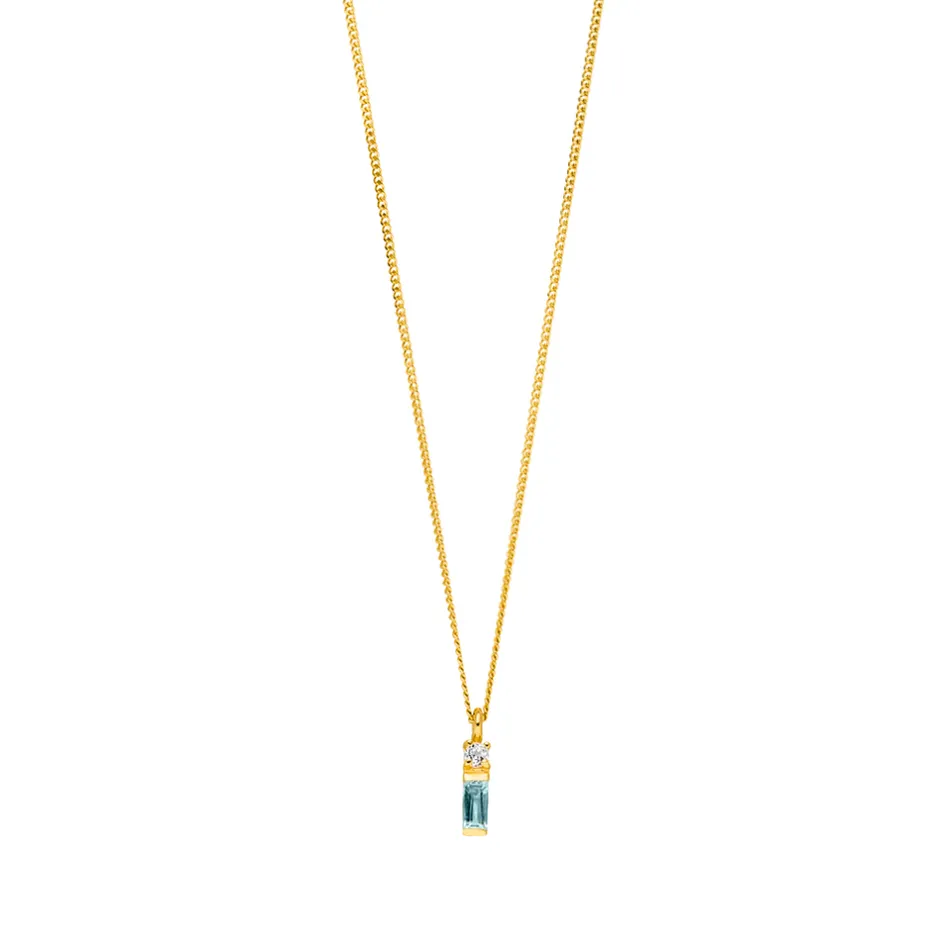 halskette_glamour_bluewhi_0-1.webp Halskette Glamour, Blue/White Topas, 18 Karat Gelbgold vergoldet-LEAF Sale