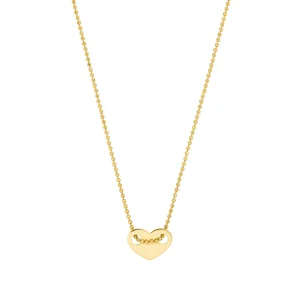 Halskette Heart, 14 Karat Gelbgold-LEAF Outlet
