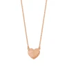 Halskette Heart-Disc, 18 Karat Rosegold vergoldet-LEAF Outlet