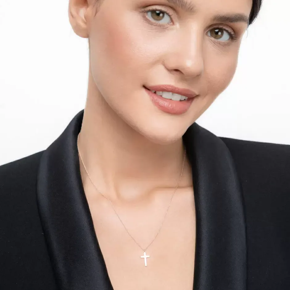 halskette_kreuz__karat_ro_2.webp Halskette Kreuz, 14 Karat Rosegold-LEAF Clearance