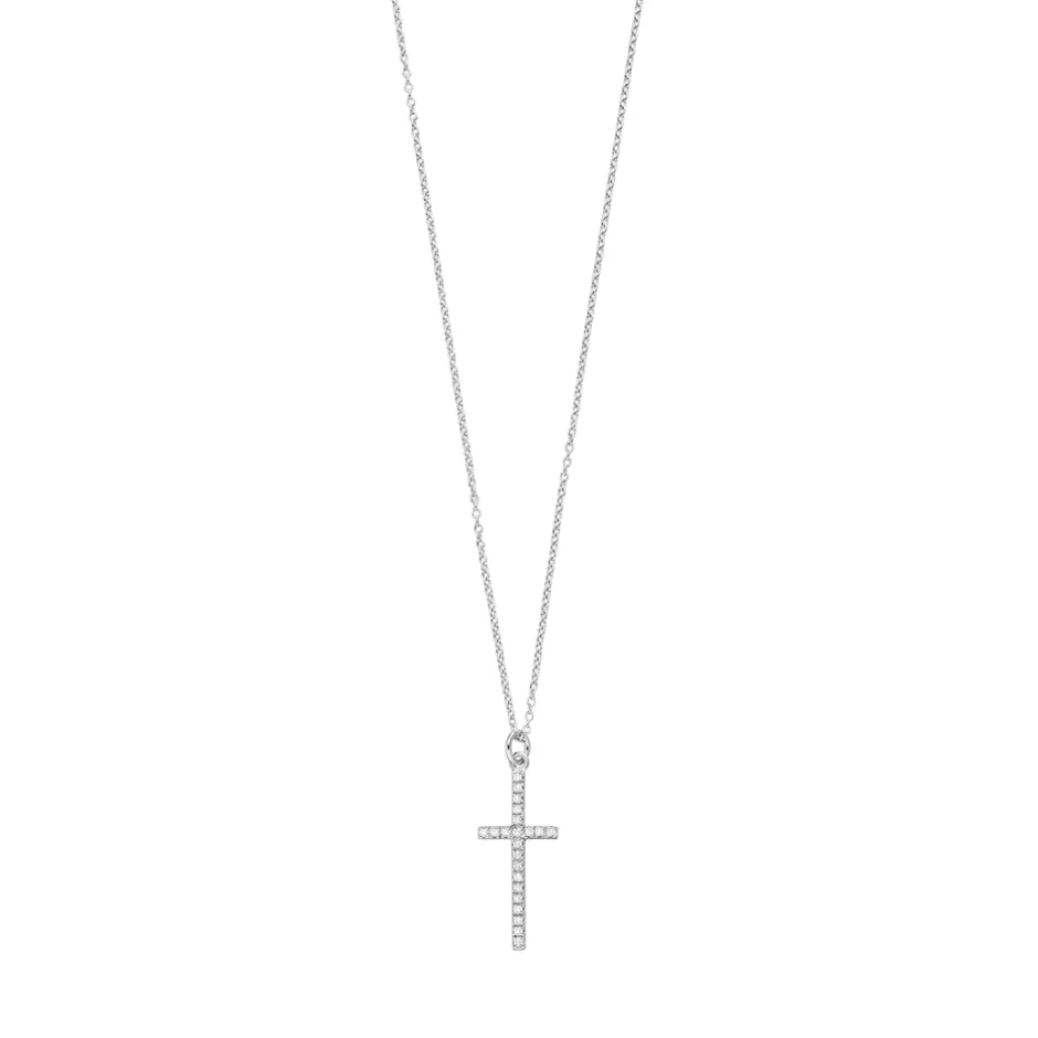 halskette_kreuz_mit_zirko_0.webp Halskette Kreuz mit Zirkonia, 925 Sterlingsilber-LEAF Fashion