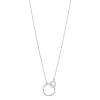 Halskette Kugelring double, 45cm, 925 Sterlingsilber-LEAF Online