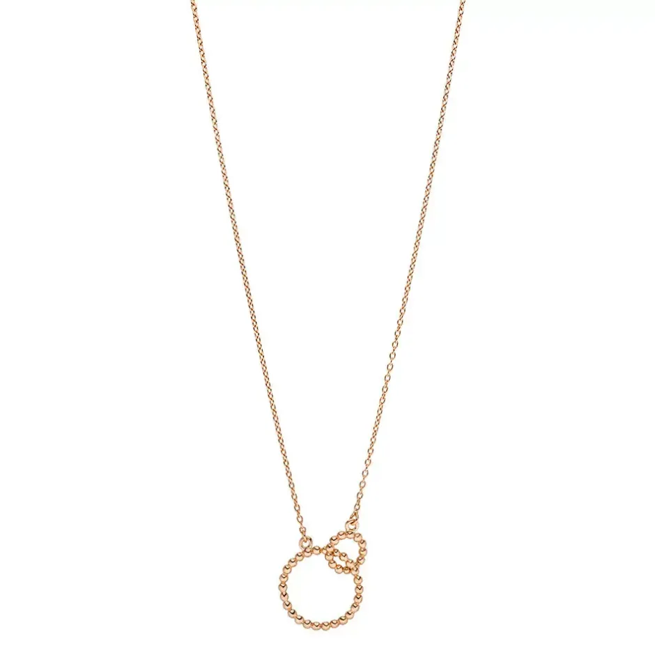 halskette_kugelring_doubl_0-2.webp Halskette Kugelring double, 45cm, 18 Karat Rosegold vergoldet-LEAF New