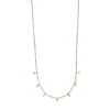 Halskette Labradorit Stars, 18 Karat Rosegold vergoldet-LEAF Discount