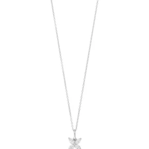 Halskette Flower, 925 Sterlingsilber-LEAF Discount
