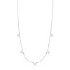 Halskette Flower Charms, 925 Sterlingsilber-LEAF Best