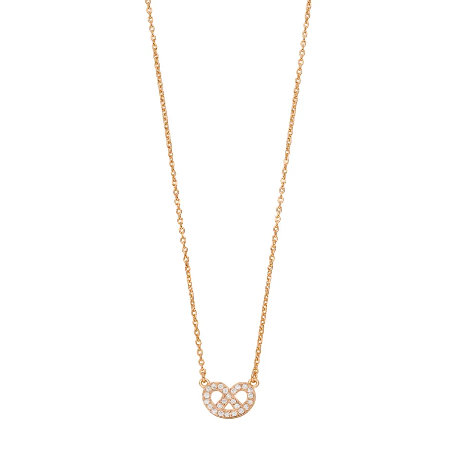 halskette_mini_brezn_mit__0-2.webp Halskette Mini Brezn mit Zirkonia, 18 Karat Rosegold vergoldet-LEAF Clearance