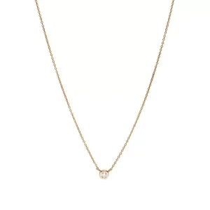 Halskette MY FIRST DIAMOND, 14 Karat Rosegold-LEAF Online