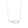 Halskette NEON TWIST, 925 Sterlingsilber, Pink-LEAF Sale