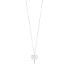 Halskette Palme, 925 Sterlingsilber-LEAF Clearance