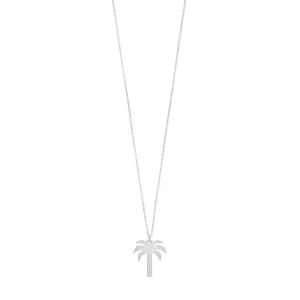 Halskette Palme, 925 Sterlingsilber-LEAF Clearance