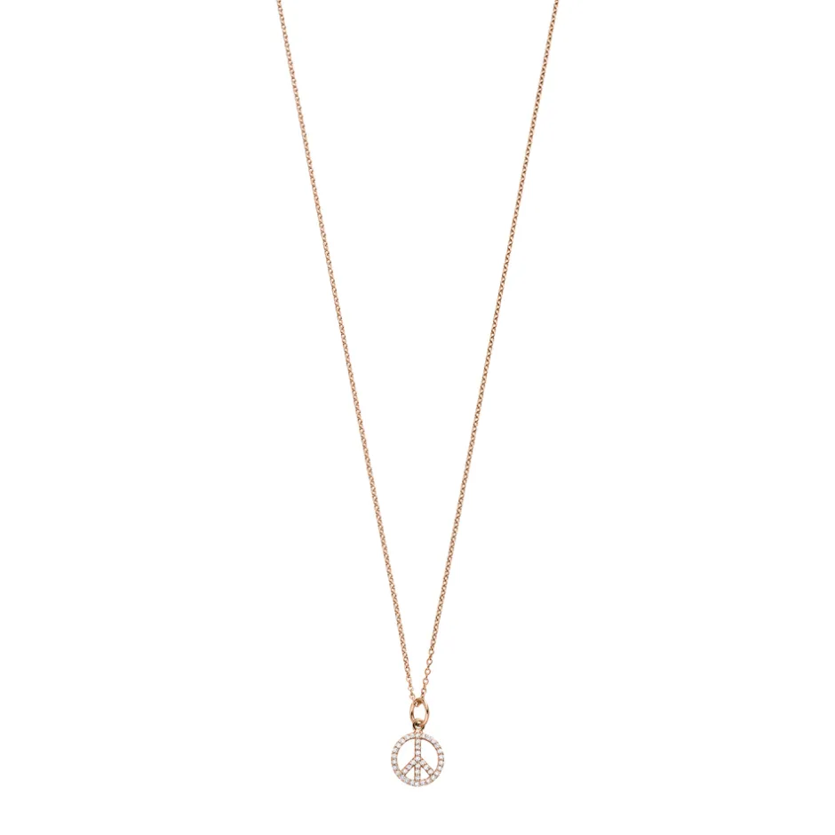 halskette_peace_mit_zirko_1-2.webp Halskette Peace mit Zirkonia, 18 Karat Rosegold vergoldet-LEAF Discount