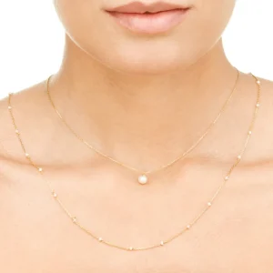 Halskette Pearls, 14 Karat Gelbgold-LEAF Best
