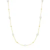 Halskette Perlen Basic, 18 Karat Gelbgold vergoldet-LEAF Outlet
