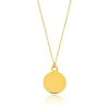 Halskette Plate, 14 Karat Gelbgold-LEAF Best