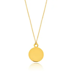 Halskette Plate, 14 Karat Gelbgold-LEAF Best