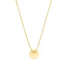 Halskette Plate, 14 Karat Gelbgold-LEAF Outlet