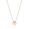 Halskette Plate, 14 Karat Rosegold-LEAF Online