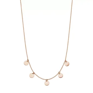 Halskette Platelet, 14 Karat Rosegold-LEAF Outlet